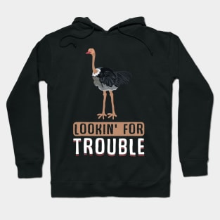 Funny Ostrich Allegedly Ostrich Hoodie